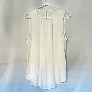 Ivory H&M Satin Tank Top (Size: 6) NWT
